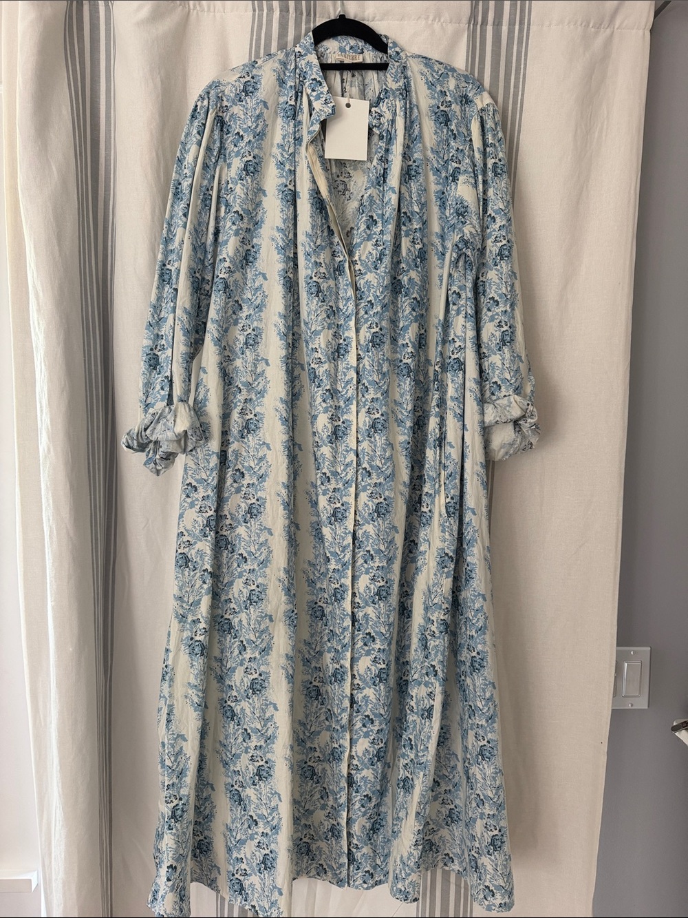 Parterre Blue Floral Maxi Dress